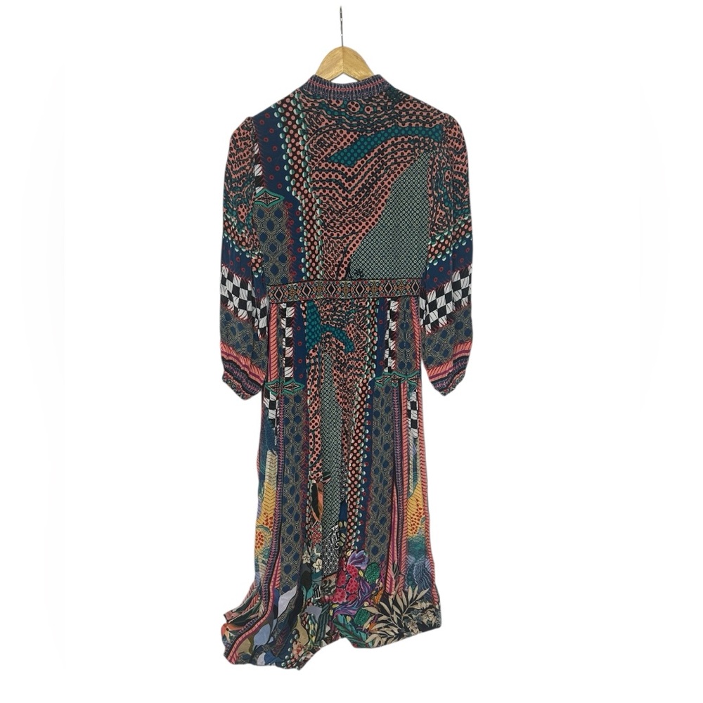 Anthropologie x Bhanuni by Jyoti Patterned Beaded Maxi Dress 2P - Picture 5 of 14